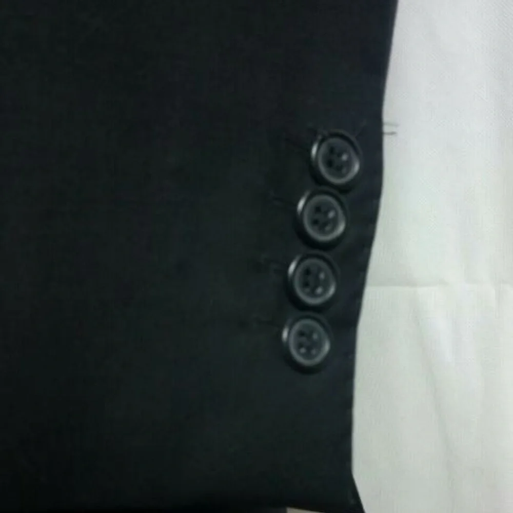 Mizanni Super 120's Men's 46L Black Suit Blazer